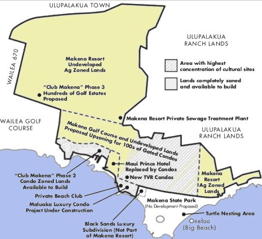 Makena Resort Delopment Map